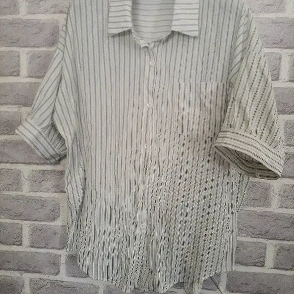 [BUNJANG] Soos Striped Shirt / soos 스트라이프 셔츠/알뜰한여우