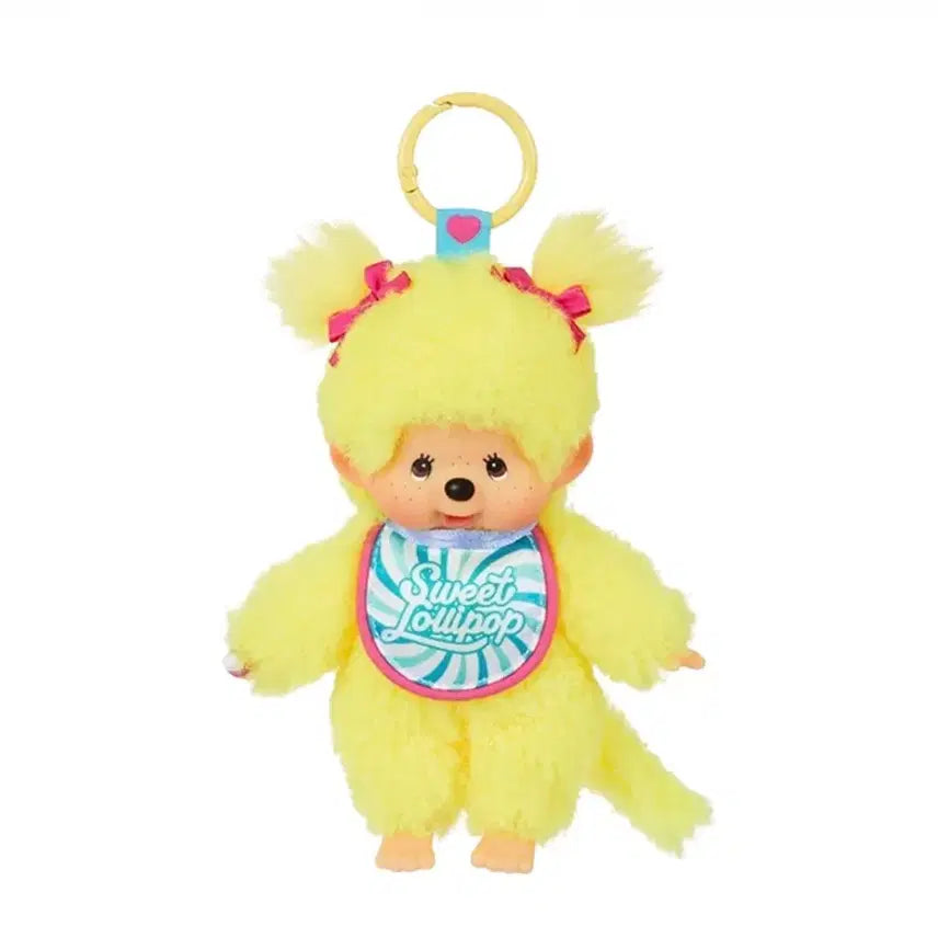 [BUNJANG] Monchhichi Lollipop Yellow / 롤리팝 몬치치 노랑