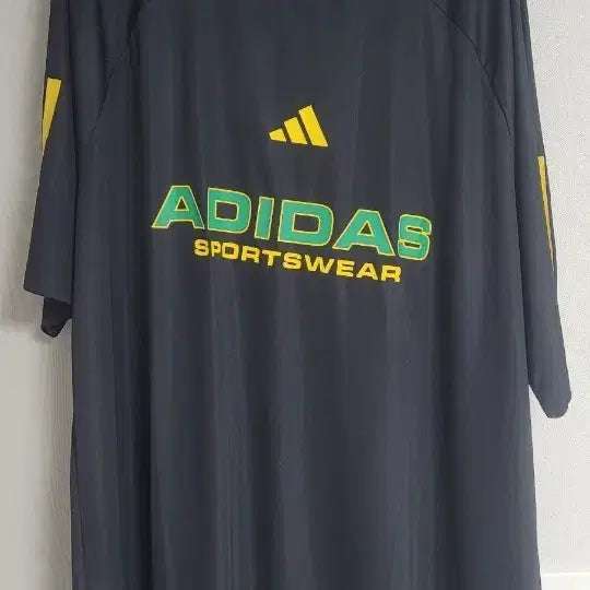 [BUNJANG] Adidas Tiro Short Sleeve T-Shirt 2XL / 아디다스 티로 TIRO 반팔티 2XL 검녹