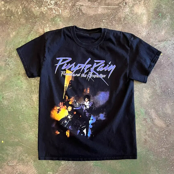 [BUNJANG] Prince Purple Rain Band T-Shirt / [M] 프린스 퍼플레인 밴드티 Prince Purple Rain