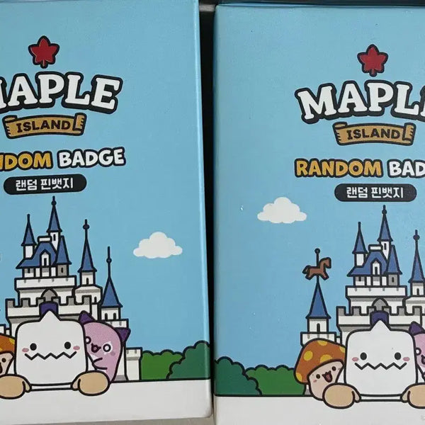 [BUNJANG] MapleStory x Lotte World Collaboration Random Can Badge (Slime) / 메이플스토리X롯데월드 콜라보 랜덤 캔뱃지(슬라임)