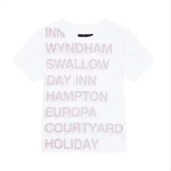 [BUNJANG] Safarispot Woman's Highway In T-Shirt White Red / 사파리스팟 우먼 1/2 하이웨이 인 티셔츠 화이트 레드