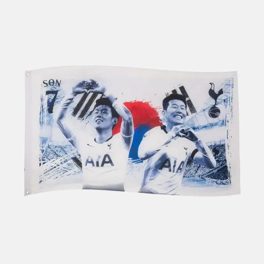 [BUNJANG] Son Heung-min Tottenham Hotspur Taegeukgi Flag Official Goods / 토트넘 손흥민 태극기 공식 굿즈 플래그 인테리어