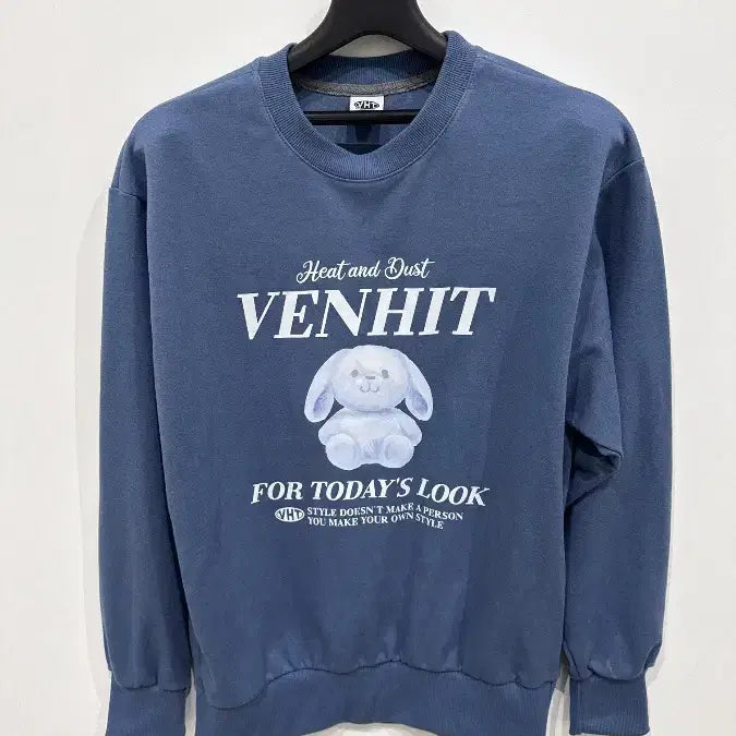 [BUNJANG] VENHIT Rabbit Graphic Sweatshirt / [L] 벤힛 래빗 그래픽 맨투맨