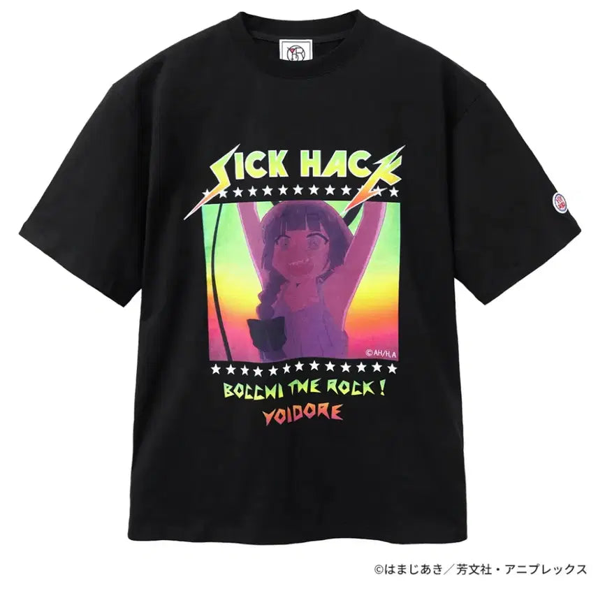 [BUNJANG] Bocchi the Rock! Kikuri Hiroi SICKHACK T-Shirt (Size L) / 봇치더록 히로이 키쿠리 SICKHACK 티셔츠 L 사이즈