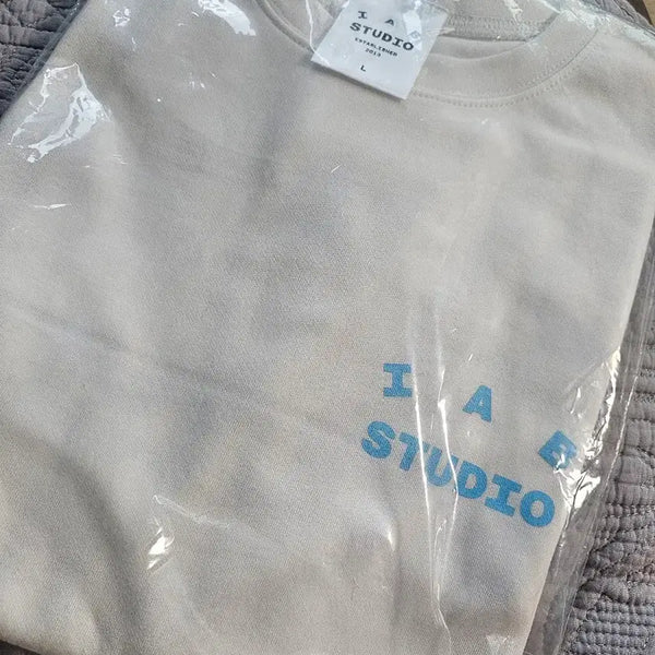 [BUNJANG] IAB STUDIO Basic Logo T-Shirt / IAB STUDIO 반팔/ 화이트만가능