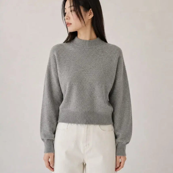 [BUNJANG] Allude Cashmere Balloon Sleeve Wool Knit XS / Allude 얼루드/2021ss/한섬 캐시미어 벌룬소매 울 니트/XS/앨리스/1494
