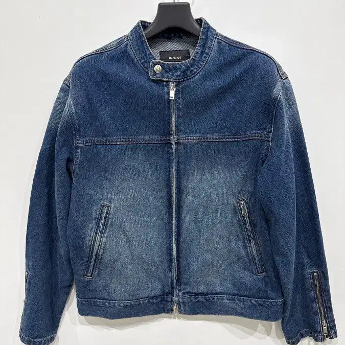 [BUNJANG] Musinsa Standard Denim Racer Jacket / [M] 무신사 스탠다드 데님 레이서 자켓