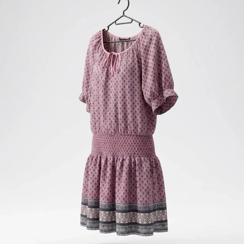[BUNJANG] Women's Size S Imported Pattern Tunic Dress / 여성S/ 수입 패턴 튜닉원피스