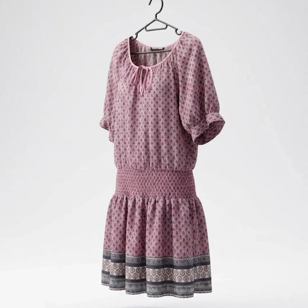 [BUNJANG] Women's Size S Imported Pattern Tunic Dress / 여성S/ 수입 패턴 튜닉원피스