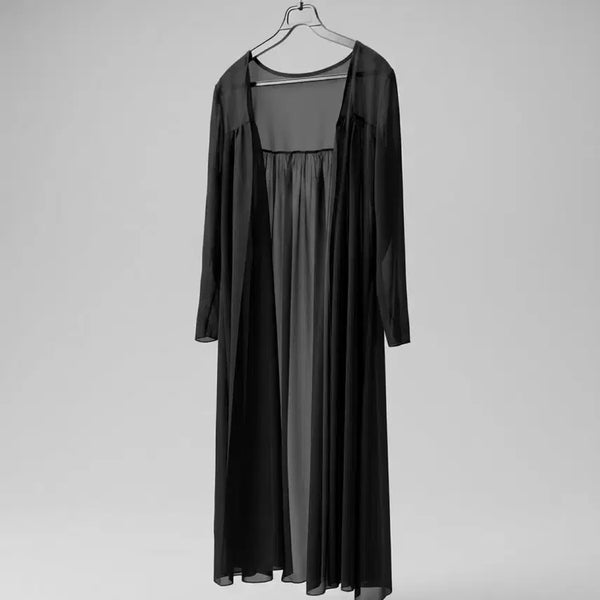[BUNJANG] Women's See-Through Open Long Cardigan / 여성S/ 텍새 수입 시스루 오픈 롱 가디건