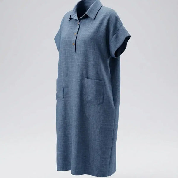 [BUNJANG] Pink Pig Balloon Fit Pique Dress Women's / 여성F/ 핑크피그 벌룬핏 피케원피스
