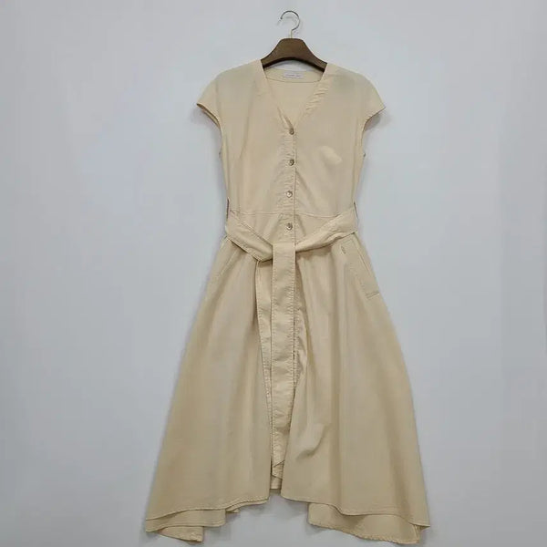 [BUNJANG] Bloomberry 2020 SS Belted Shirt Dress Size 90 / 블룸베리/2020ss/셔츠 원피스 허리끈 포함/90/앨리스/1495