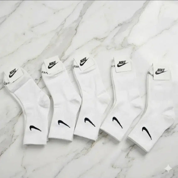 [BUNJANG] Nike Dri-FIT Crew Socks (10 Pairs) / 여름시즌 드라이핏 중목 흰색 10켤레 무료배송