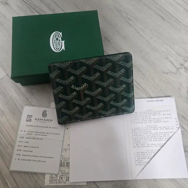 [BUNJANG] Goyard Victoire Wallet Green / 고야드 빅투아르 반지갑 그린