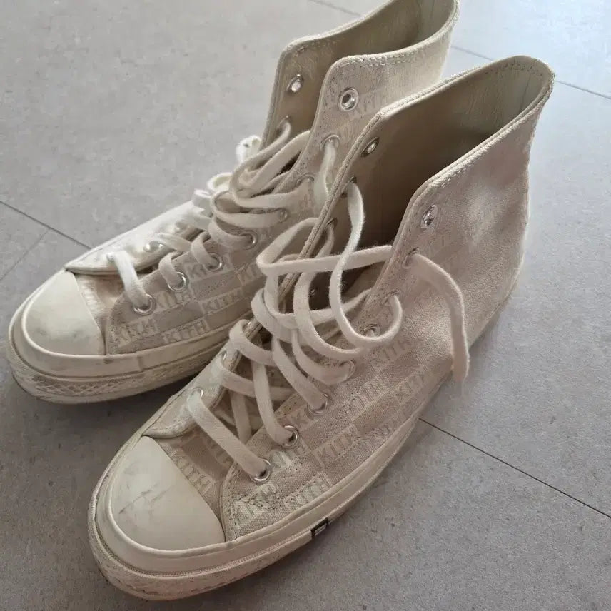 [BUNJANG] Converse Chuck Taylor 70 High Kith Ivory US 9 / [270, US9] 컨버스 척테일러 70 하이 KITH 아이보리