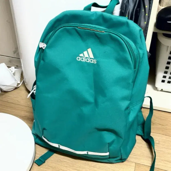 [BUNJANG] Adidas Mint Backpack / 아디다스 청록 민트 백팩 | 하구미 모리걸 일본 빈티지 배낭 가방