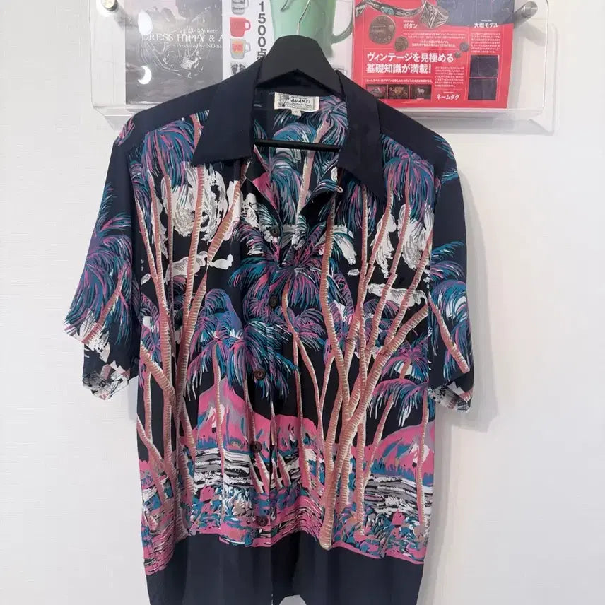 [BUNJANG] Avanti Hawaiian Shirt Silk M (105) / 아반티 하와이안 셔츠 판매합니다