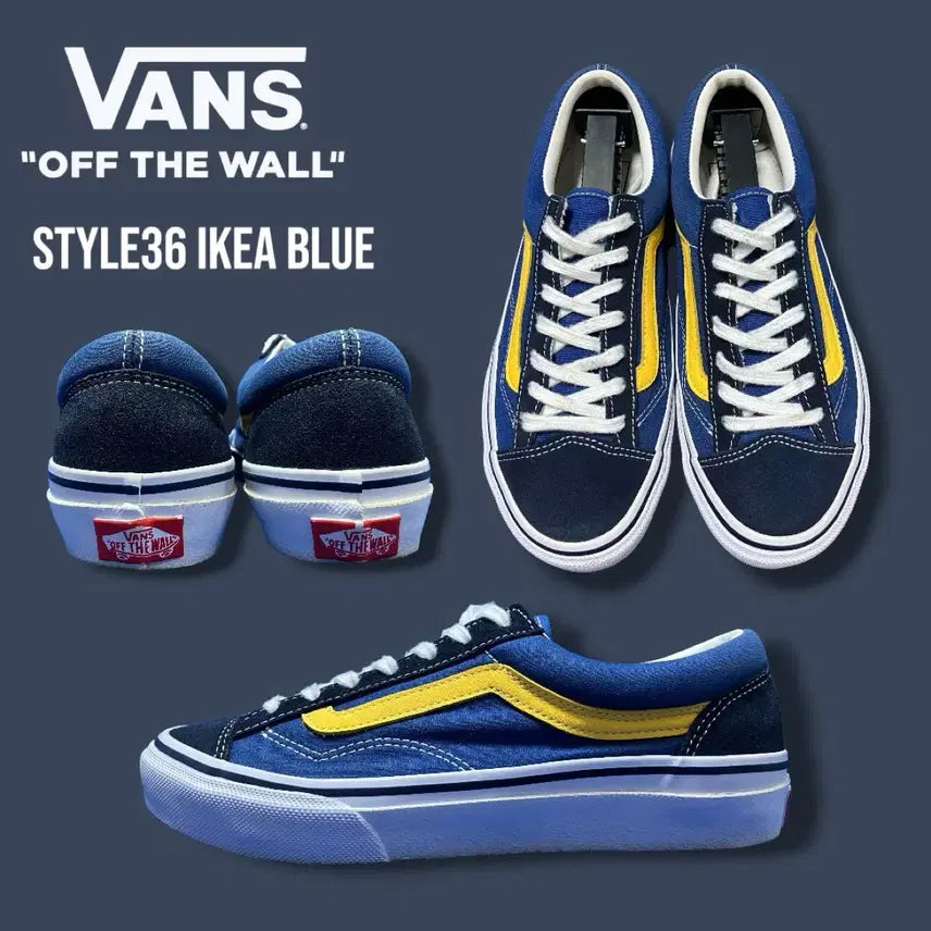 [BUNJANG] Vans Style 36 OG 'Ikea' Blue/Yellow (235mm) - Mint Condition / [반스아저씨] Vans 스타일36OG 이케아 235mm