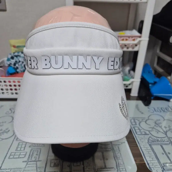 [BUNJANG] Master Bunny Edition Golf Sun Visor White / 마스터버니 에디션 골프 썬바이저 화이트