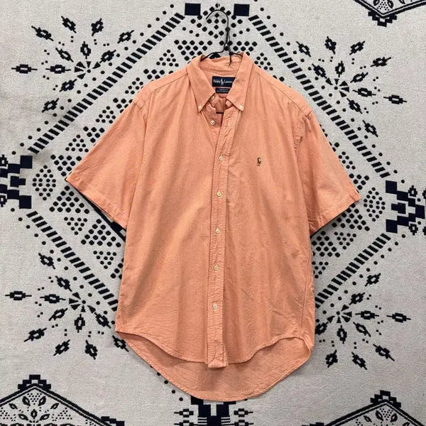 [BUNJANG] Polo Ralph Lauren Multi-Pony Madras Short Sleeve Shirt S / 폴로 랄프로렌 멀티포니 야머스 반팔 셔츠 S P00254