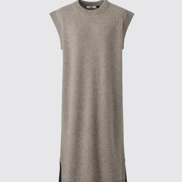 [BUNJANG] Uniqlo U Lemaire Lambswool Dress (Blue) / (베이지 완료)(최종가)(새상품)유니클로U(르메르)램스울 원피스(블루)