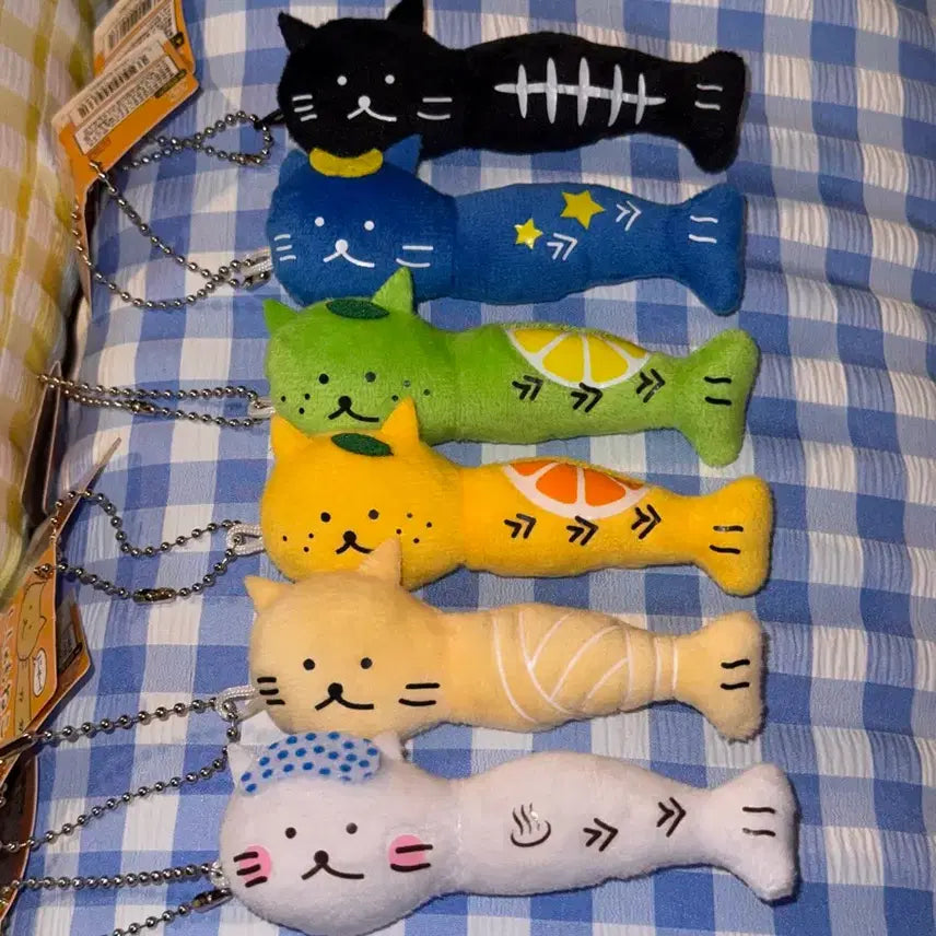 [BUNJANG] Shishamo neko Cat Yukio Doll Keyring / [급처!] 시샤모네코 고양이 유키오 인형 키링 고전문구일본가챠쿠지산리오리락쿠마네코냥
