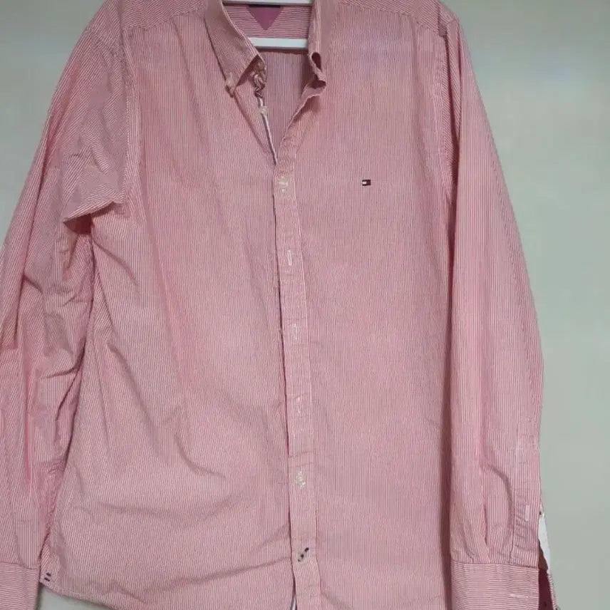 [BUNJANG] Tommy Hilfiger Striped Slim Fit Shirt / 타미힐피거 스트라이프 셔츠 L 슬림핏