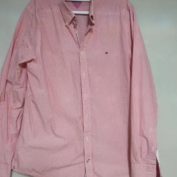 [BUNJANG] Tommy Hilfiger Striped Slim Fit Shirt / 타미힐피거 스트라이프 셔츠 L 슬림핏