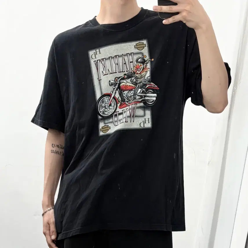 [BUNJANG] Harley-Davidson 06s Wild Short Sleeve T-Shirt XL / 할리데이비슨 06s 와일드 반팔 티셔츠
