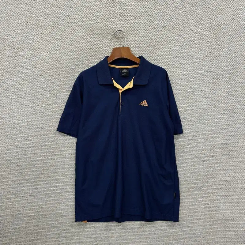 [BUNJANG] Adidas Short Sleeve Collar T-shirt Size 100 D04908 / 아디다스 반팔카라티 100 D04908