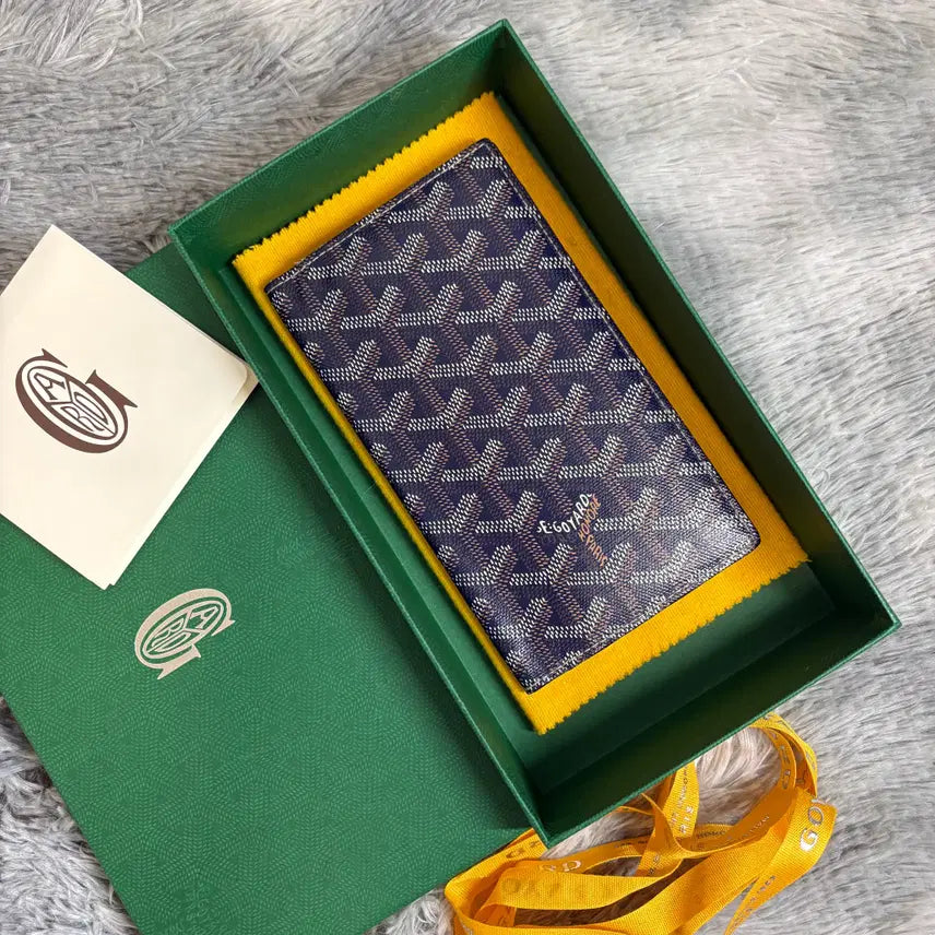 [BUNJANG] Goyard Saint Roche Long Wallet Navy / [OS,정품] 고야드 생로슈 장지갑 네이비