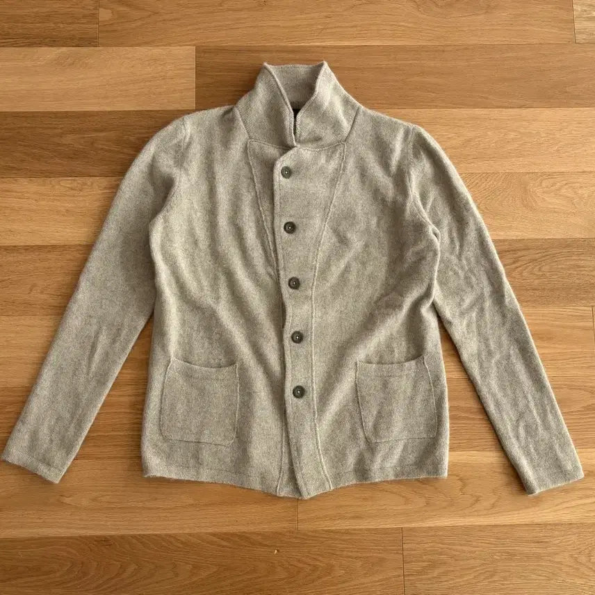 [BUNJANG] Breuer Italian Angora Blend Shawl Collar Cardigan LL / 브로이어 이태리제 앙고라 혼방 숄칼라 가디건 LL