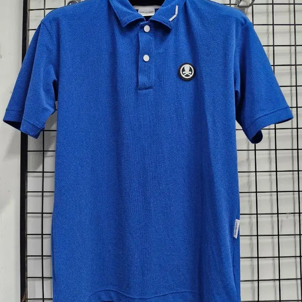 [BUNJANG] Mark &ロナ Basic Functional Collar Short Sleeve T-Shirt Blue / 95-100L 마크앤로나 미니 파일 베이직 기능성 카라 반팔티 블루.