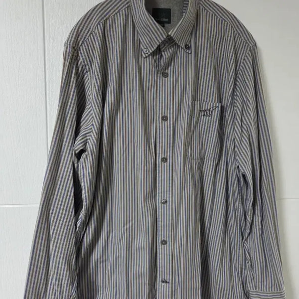 [BUNJANG] Henry Cotton's Striped Shirt / 헨리코튼 스트라이프 셔츠
