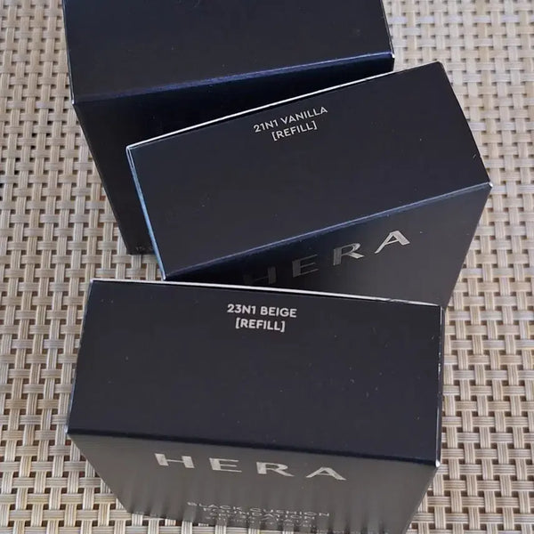 [BUNJANG] Hera Black Cushion Foundation Refill (15g) - Shades 21N1, 23N1 / [리필1개]헤라 블랙쿠션 21N,23N