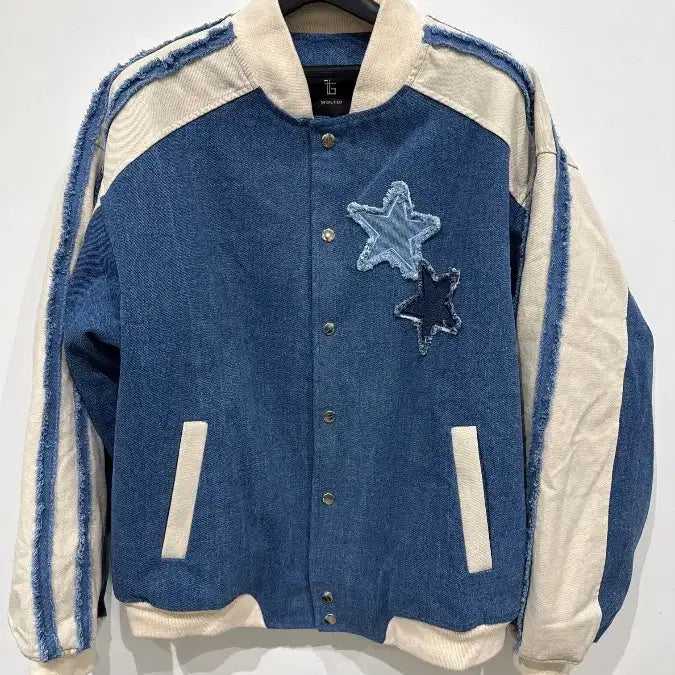 [BUNJANG] THE GREATEST Star Denim Stadium Jacket / [Free] 더그레이티스트 스타 데님 스타디움 자켓