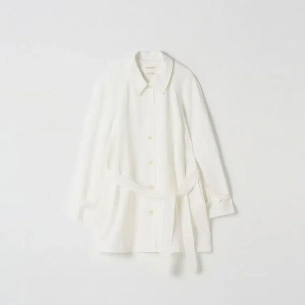 [BUNJANG] Noir Nine Trench Coat White / (새상품) 누아르나인 트렌치 코트 화이트