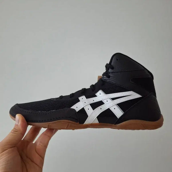 [BUNJANG] ASICS Wrestling Shoes Black White 270 / 아식스 레슬링화 블랙 화이트 270