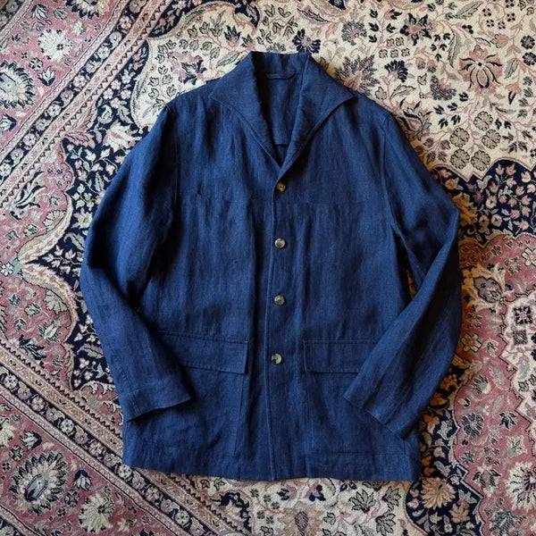 [BUNJANG] Lardini Linen Work Jacket / 라르디니 워크자켓 남성100-105