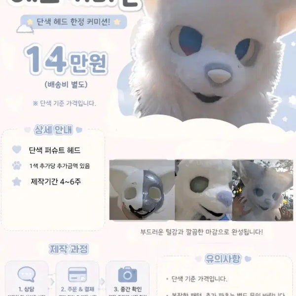 [BUNJANG] Fursuit Head Commission / 퍼슈트 헤드 커미션
