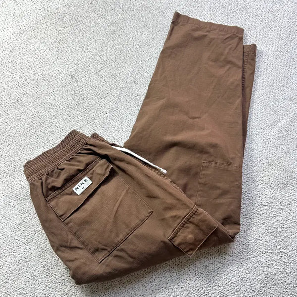 [BUNJANG] Nike Cargo Pants Vintage Brown L / 나이키 카고팬츠 y2k 빈티지 브라운 L