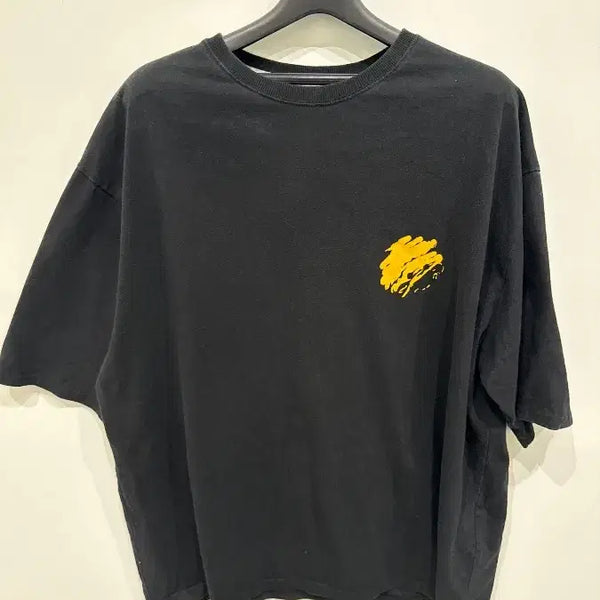 [BUNJANG] Archon Black Oversized Smile Face Print T-Shirt / [Free] 아콘 블랙 오버사이즈 스마일 페이스 프린트 티셔츠