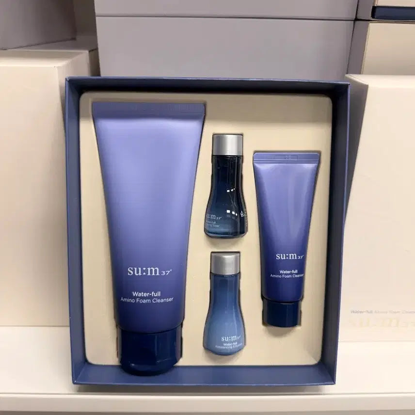 [BUNJANG] Sum37 Water-full Amino Foam Cleanser Set / 숨37 워터풀 아미노폼 클렌저 세트