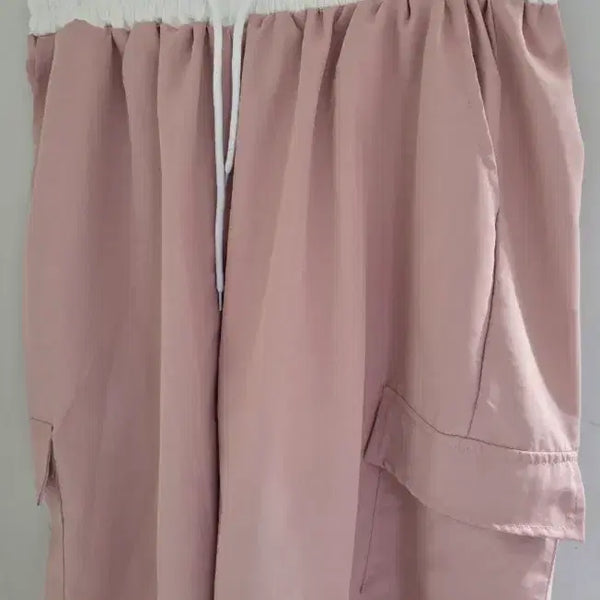 [BUNJANG] Pink Banded Shorts (Used) / 중고 연핑크 밴딩 반바지