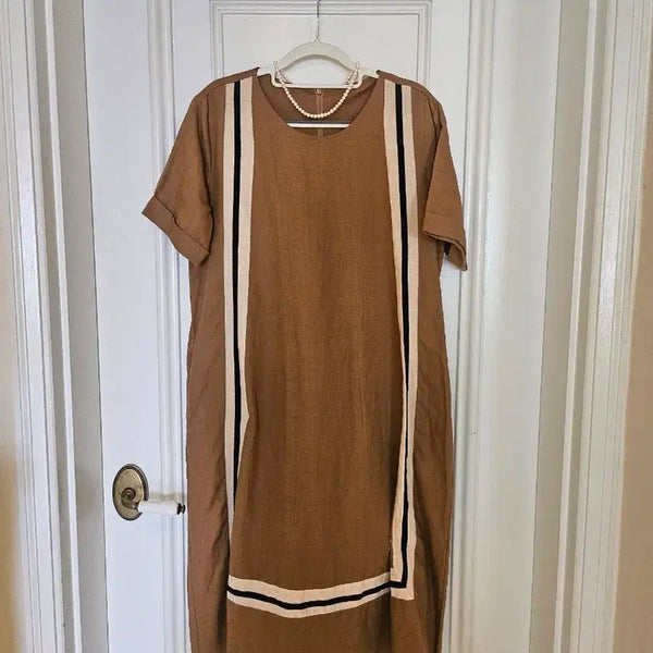 [BUNJANG] Stylish Linen Dress / 세련된 린넨 원피스