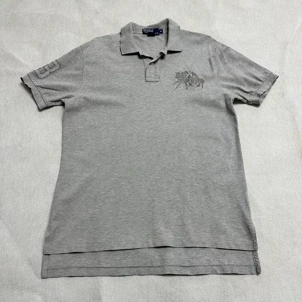 [BUNJANG] Polo Ralph Lauren Triple Pony Short Sleeve Polo Shirt M / 폴로 랄프로렌 트리플포니 반팔 카라티 m
