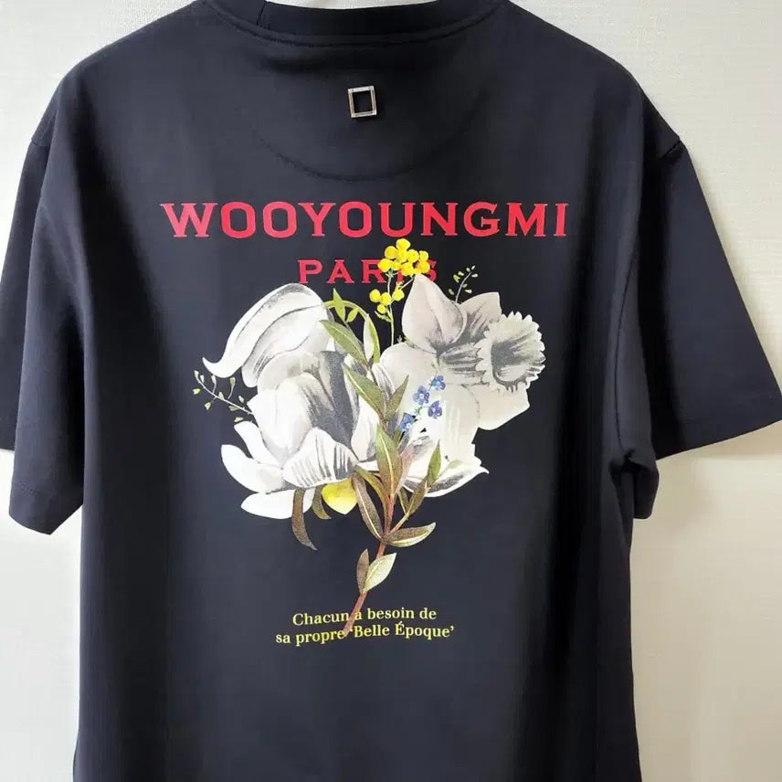 [BUNJANG] Wooyoungmi Flower Hydrangea T-Shirt / 우영미 플라워 수국 52