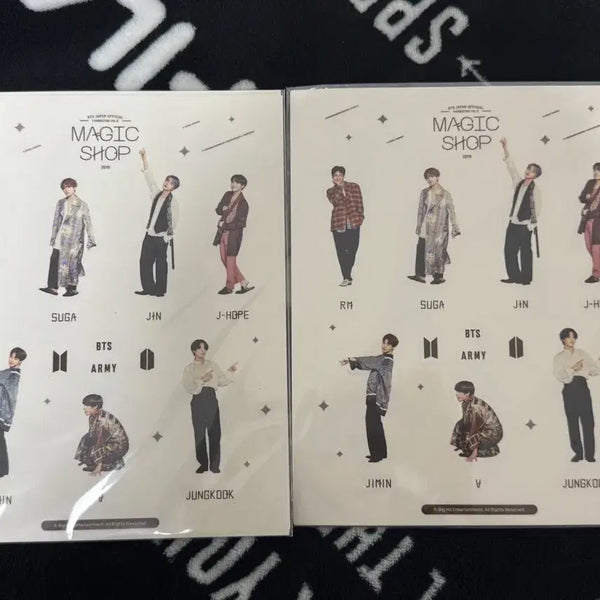 [BUNJANG] BTS Magic Shop Japan Deco Sticker Bundle Set (Sealed) / 방탄소년단 BTS 매직샵 재팬 데코 스티커 미개봉 2개