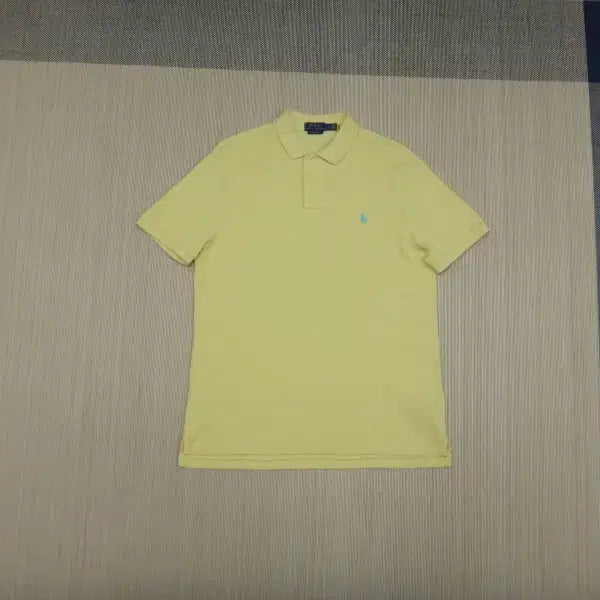 [BUNJANG] Polo Ralph Lauren Men's Yellow Cotton Pique Polo Shirt L (100) / (L) 폴로랄프로렌 남성 카라 반팔 티셔츠
